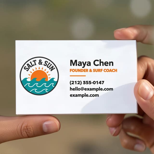 Mockup example: In hand