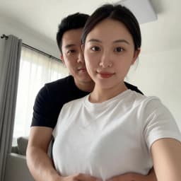 With partner