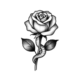 Dotwork tattoo style example