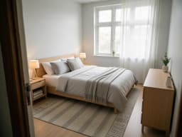 Beispielschlafzimmer im Stil Skandinavisch