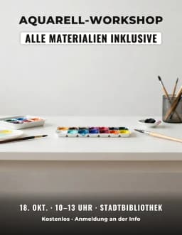 Beispiel-Flyer: Event & Workshop