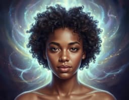 Fantasy portrait style on a sample photo