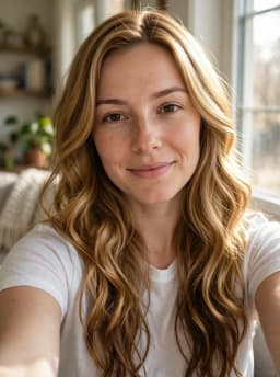 Haarfarbe Dunkelblond auf dem Beispielfoto
