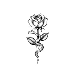 Fine Line tattoo style example