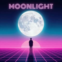 Synthwave album cover example