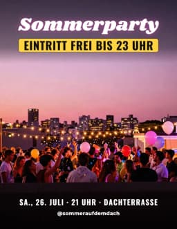 Beispiel-Flyer: Party