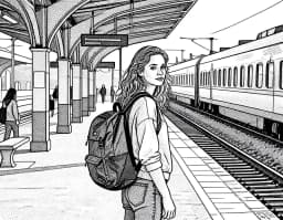 The sample photo in the Manga anime style