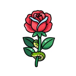 New School tattoo style example