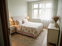 Beispielschlafzimmer im Stil Cottagecore
