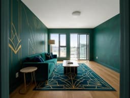 Beispielwohnzimmer im Stil Art déco