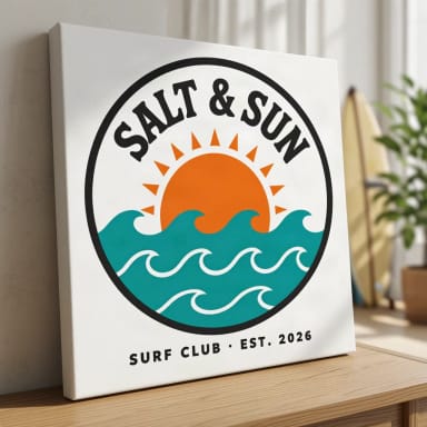 Product mockups: Canvas print
