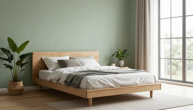 AI Bedroom Design reimagining a real bedroom photo