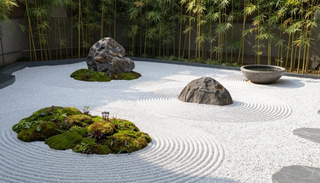 Redesign applied to an exact garden plot