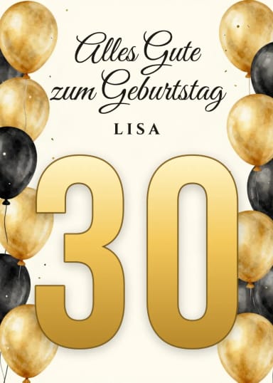 Geburtstagskarten: Runder Geburtstag