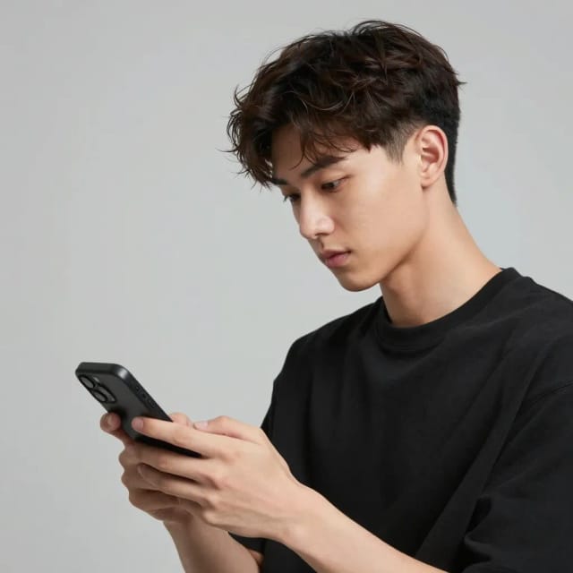 Choosing a new hairstyle in the AI Hairstyle Changer