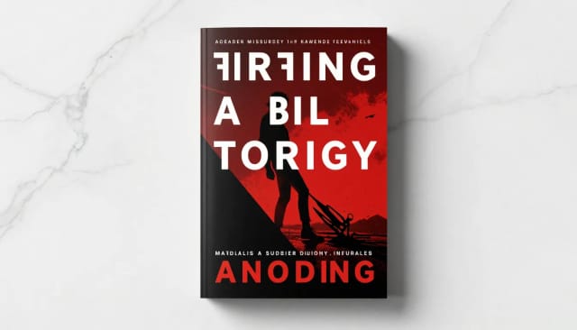 Book cover generator turning text into a cover