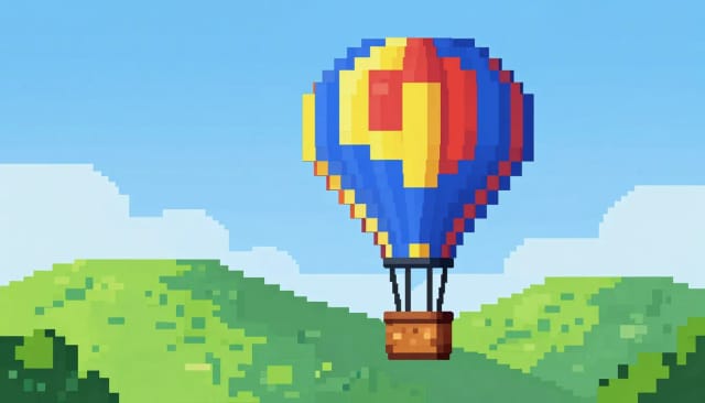 Photo converted into a pixel sprite automatically
