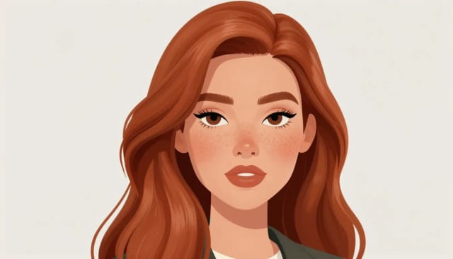 Face rebuilt in a chosen avatar style