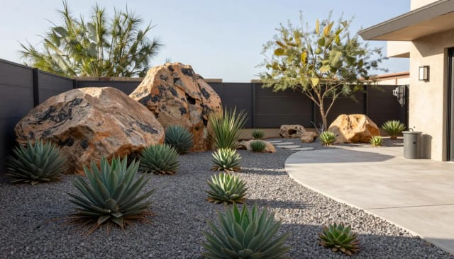 Five yard styles from AI landscape design