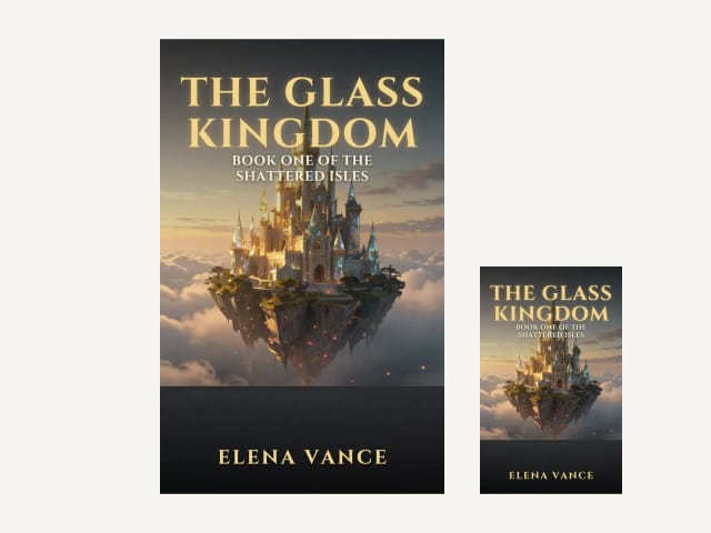 The same AI book cover in the Kindle size and the smaller Wattpad size