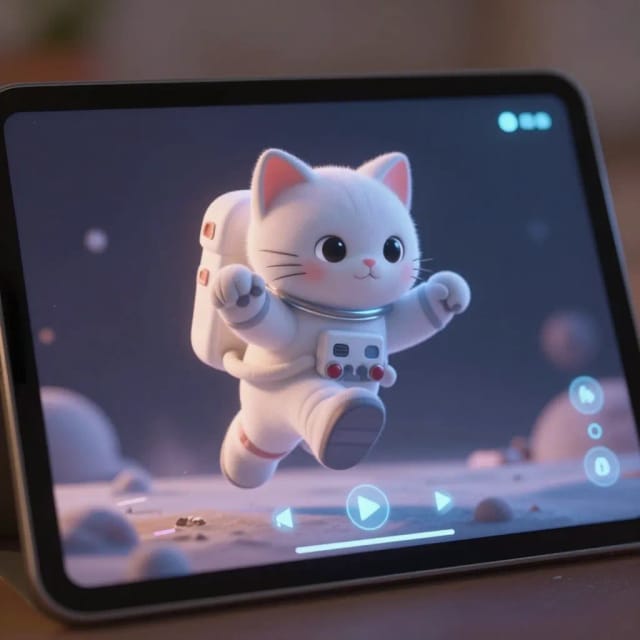 Looping animation created by the ai gif generator