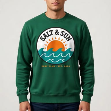 Hoodies: Crewneck sweatshirt