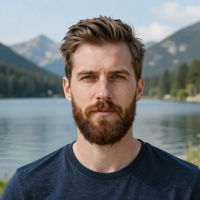 AI Background Changer swapping a photo's background