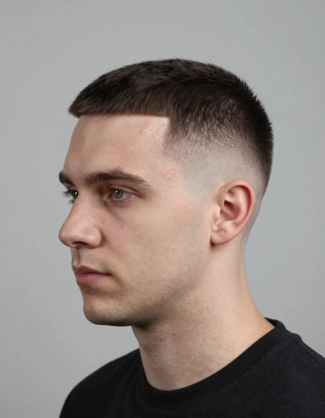 Low fade + textured crop