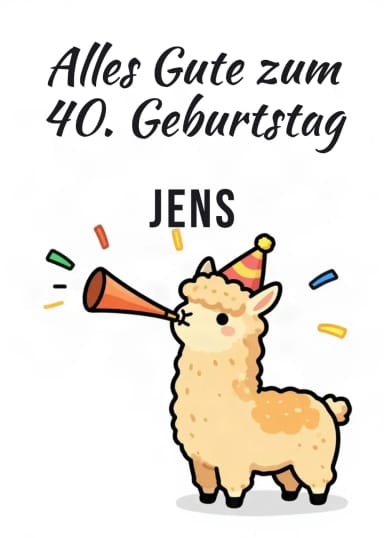 Geburtstagskarten: Lustig