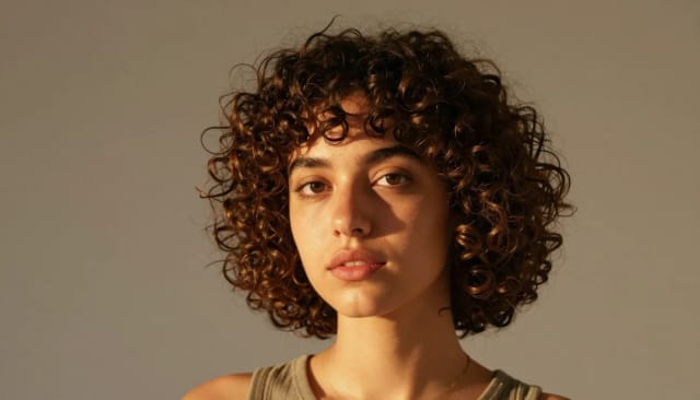 AI reading hairline and face to fit a hairstyle