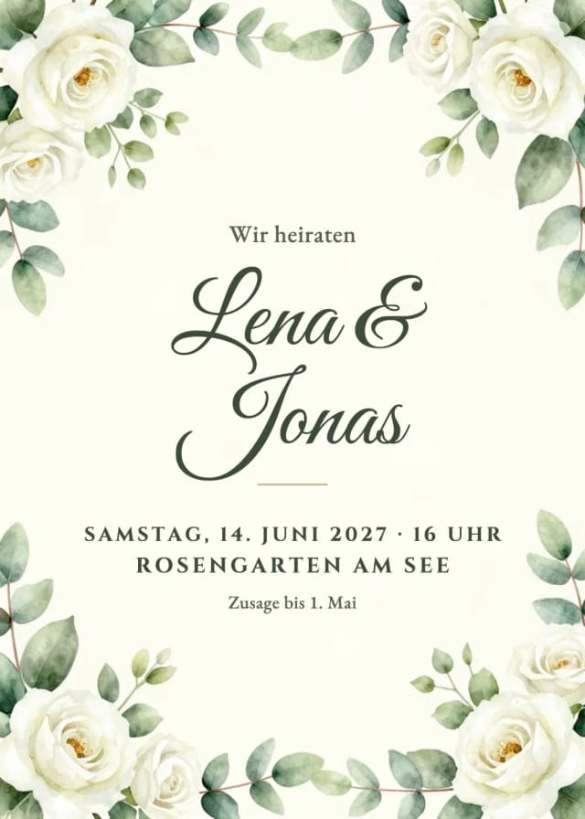 Einladung erstellen