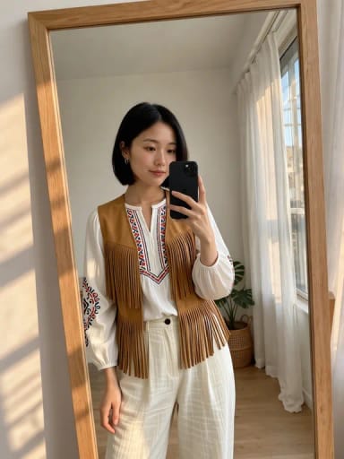 AI Clothes Changer: Boho