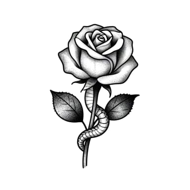 AI Tattoo Generator: Dotwork