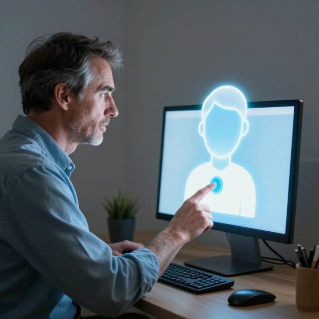 Generating a custom AI avatar video from a photo