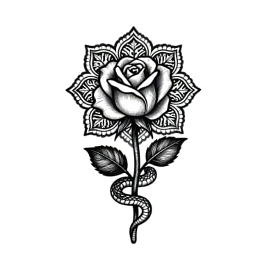 AI Tattoo Generator: Ornamental