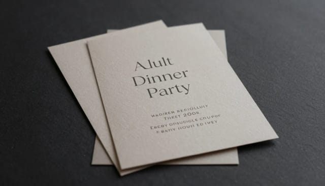 AI Invitation Maker building layout, colors, and typography