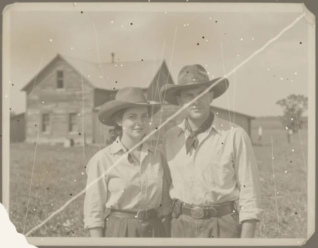 AI Photo restoration