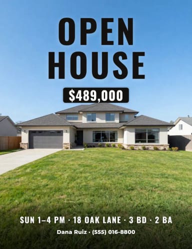 Flyers: Real estate