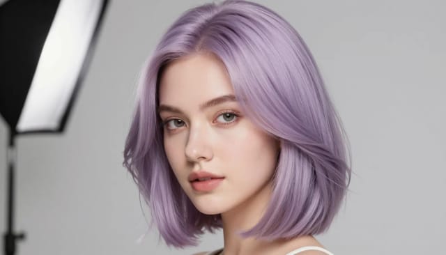 Virtual hair color try-on with AI Hair Color Changer