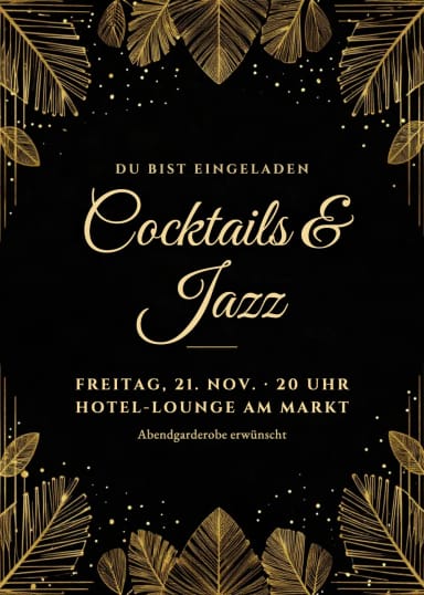 Einladungen: Elegante Feier