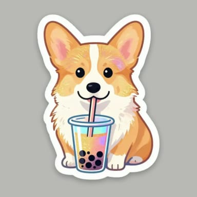AI Sticker Generator: Holographic