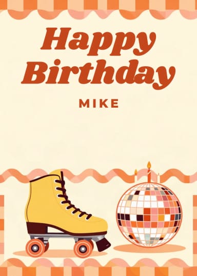 Birthday cards: Retro