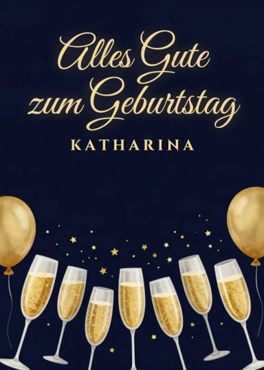 Geburtstagskarten: Elegant