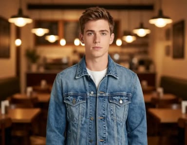 Foto-Hintergrund ändern: Café