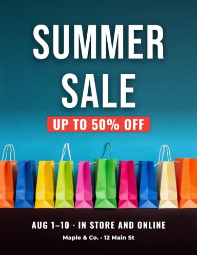 Flyers: Sale