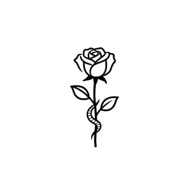 AI Tattoo Generator: Minimalist