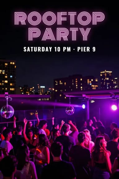 Event posters: Party