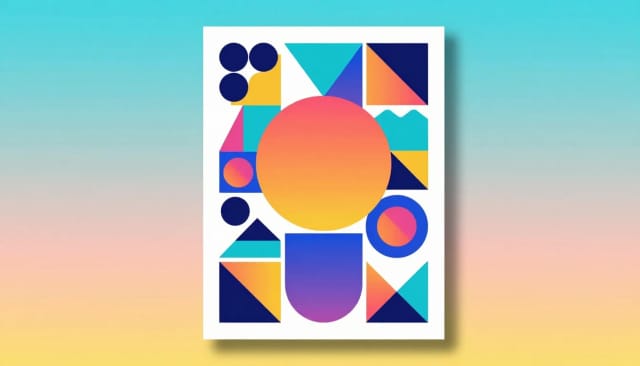 AI design generator building an image from a prompt