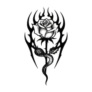 AI Tattoo Generator: Cyber Sigilism