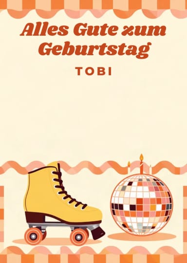 Geburtstagskarten: Retro